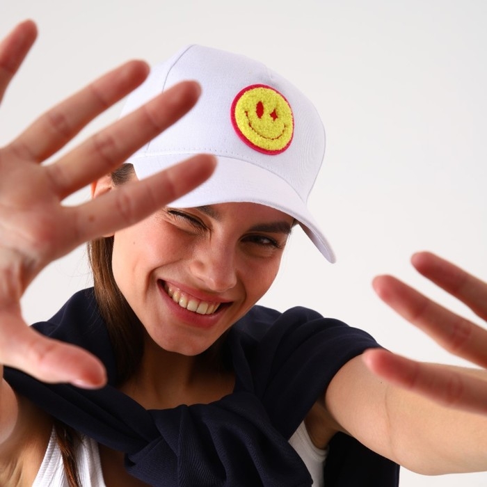 Кепка женская «айл», цвет белый, р-р 56 Кепка женская «айл», цвет белый, р-р 56