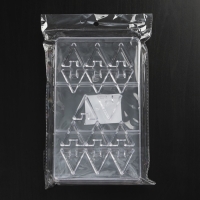 Форма для конфет и шоколада «Хеопс», 14 ячеек, 20×12×2,5 см, цвет прозрачный Форма для конфет и шоколада «Хеопс», 14 ячеек, 20×12×2,5 см, цвет прозрачный