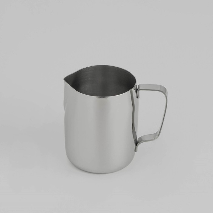 Молочник-Питчер из нержавеющей стали Доляна &laquo;Индия&raquo;, 400 мл, h=9,5 см