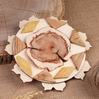 Подставка под горячее &laquo;Совы&raquo;, D=20 см, можжевельник