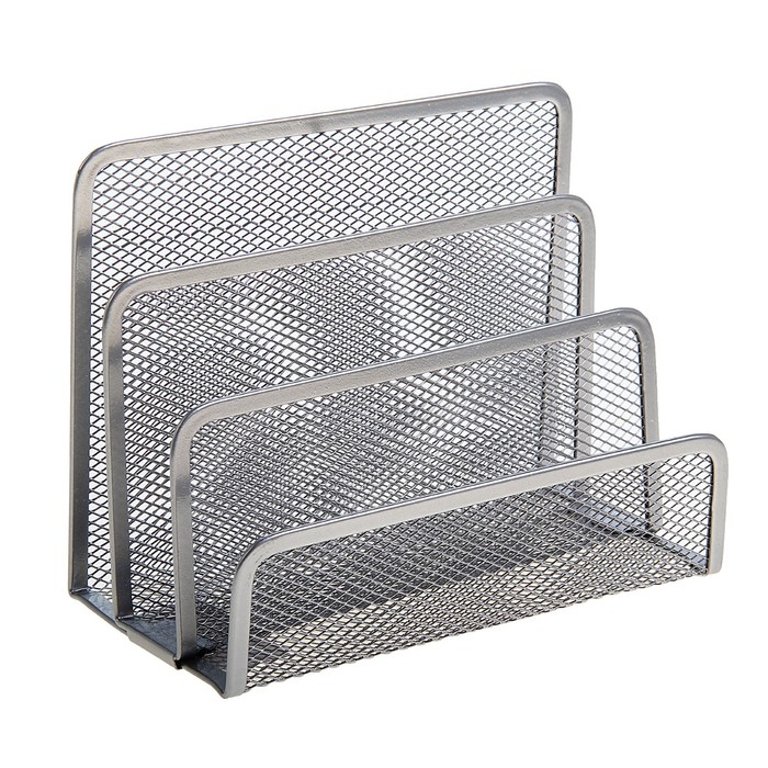 Подставка для бумаг, серая, сетка Подставка для бумаг, серая, сетка