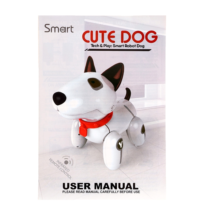 Робот-собака «Рэкс», радиоуправляемый, световые и звуковые эффекты Робот-собака «Рэкс», радиоуправляемый, световые и звуковые эффекты