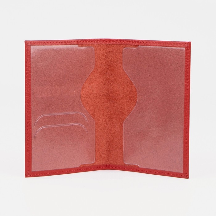 Обложка для паспорта, цвет красный