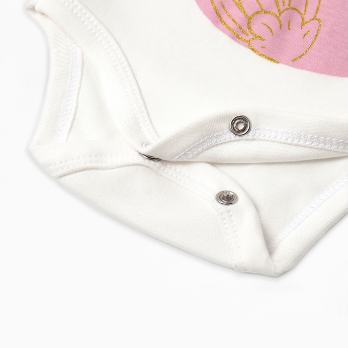 Боди Крошка Я Боди Крошка Я "Фламинго", рост 80-86 см, белый