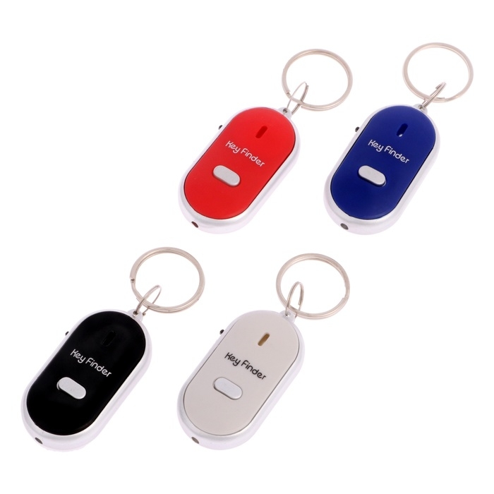 Брелок для поиска ключей Luazon LK-09, издает звуковой сигнал, реагирует на свист, МИКС Брелок для поиска ключей Luazon LK-09, издает звуковой сигнал, реагирует на свист, МИКС