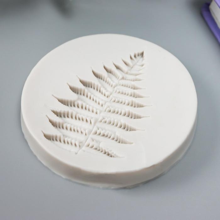 Молд силикон Молд силикон "Лист папоротника" 5,5х5,5х0,8 см