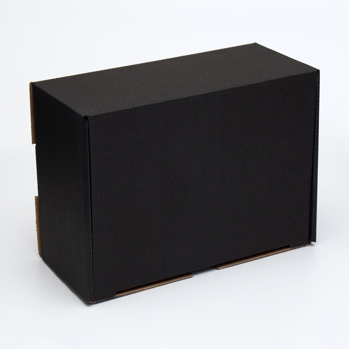 Коробка самосборная, черная, 22 х 16,5 х 10 см