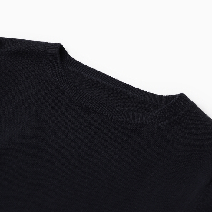 Джемпер для девочки школьный, цвет тёмно-синий, рост 152 см