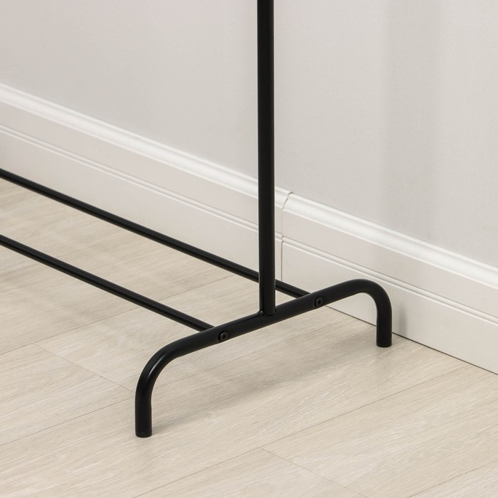 Вешалка для одежды &laquo;Радуга&raquo;, 82&times;39&times;147 см, цвет чёрный