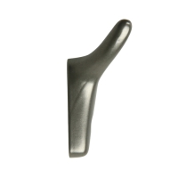 Крючок мебельный CAPPIO YAK, двухрожковый, графит Крючок мебельный CAPPIO YAK, двухрожковый, графит