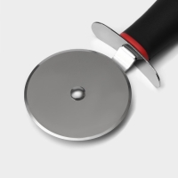 Нож для пиццы и теста Доляна Digma, 19,5 см, d=5,8 см, цвет чёрный Нож для пиццы и теста Доляна Digma, 19,5 см, d=5,8 см, цвет чёрный