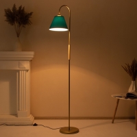 Торшер "Паула" 1х15Вт Е27 золото 42х42х165см