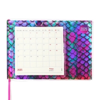 Еженедельник датир 2025г 180х127мм мягк обл ПВХ 64л ESCALADA ЗМЕЯ МАЛИНОВАЯ, кр бл 70 г/м² Еженедельник датир 2025г 180х127мм мягк обл ПВХ 64л ESCALADA ЗМЕЯ МАЛИНОВАЯ, кр бл 70 г/м²