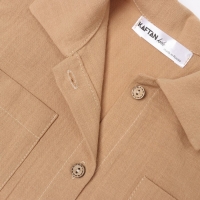 Костюм (рубашка и брюки) детский KAFTAN "Лен", размер 30 (98-104 см) бежевый
