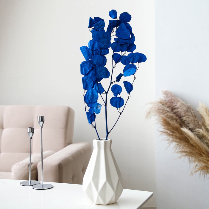 Сухоцвет персикого дерева, 50 г, длина &mdash; 70 см, цвет синий