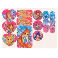 Набор парикмахера "Феи" WINX в пакете, 4 предмета Набор парикмахера "Феи" WINX в пакете, 4 предмета