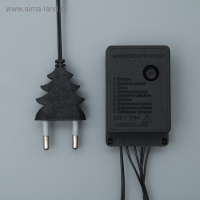 Гирлянда «Нить» 10 м, IP20, тёмная нить, 100 LED, свечение тёплое белое, 8 режимов, 220 В Гирлянда «Нить» 10 м, IP20, тёмная нить, 100 LED, свечение тёплое белое, 8 режимов, 220 В