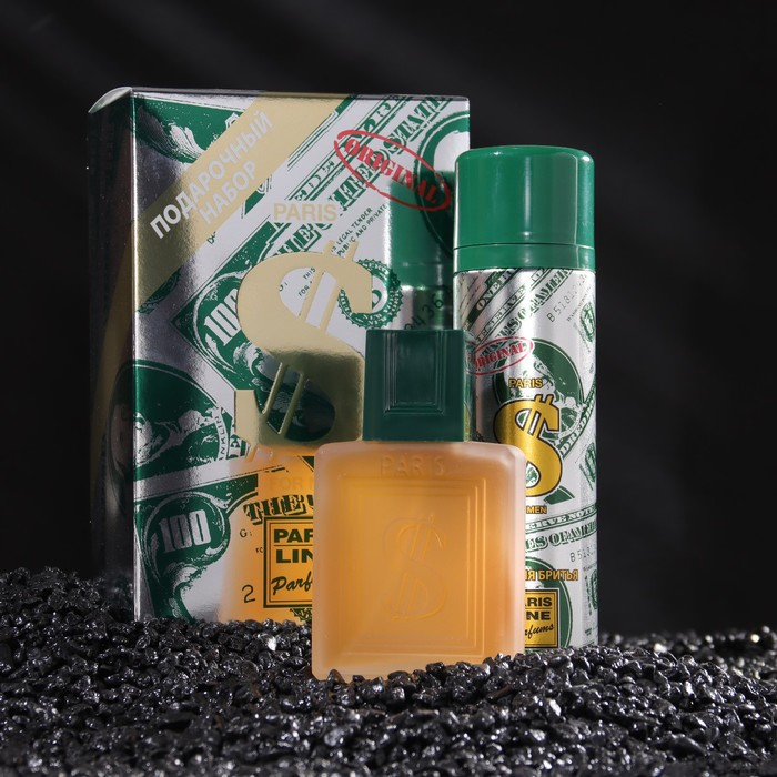 Подарочный набор для мужчин: Туалетная вода Dollar, 100 мл + пена для бритья, 200 мл Подарочный набор для мужчин: Туалетная вода Dollar, 100 мл + пена для бритья, 200 мл