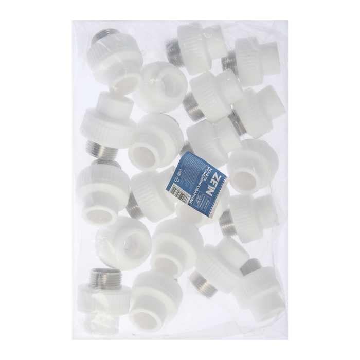 Муфта комбинированная ZEIN, полипропиленовая, наружная резьба, d=25 мм х 1 Муфта комбинированная ZEIN, полипропиленовая, наружная резьба, d=25 мм х 1"