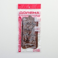 Форма для конфет и шоколада Доляна &laquo;Звёзды, ракушки, сердца&raquo;, силикон, 20,6&times;10,3 см, 15 ячеек, цвет коричневый