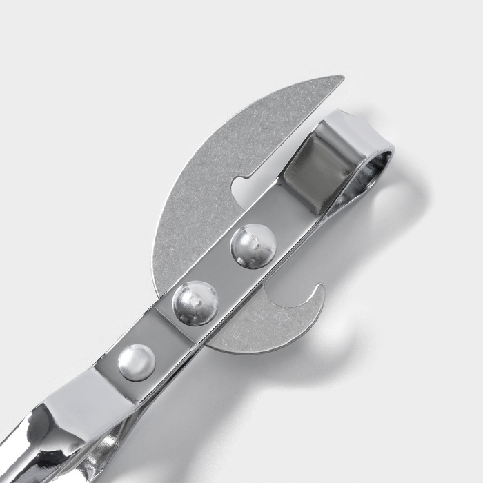 Открывашка - штопор Доляна «Помощник», 14 см, цвет серебристый Открывашка - штопор Доляна «Помощник», 14 см, цвет серебристый