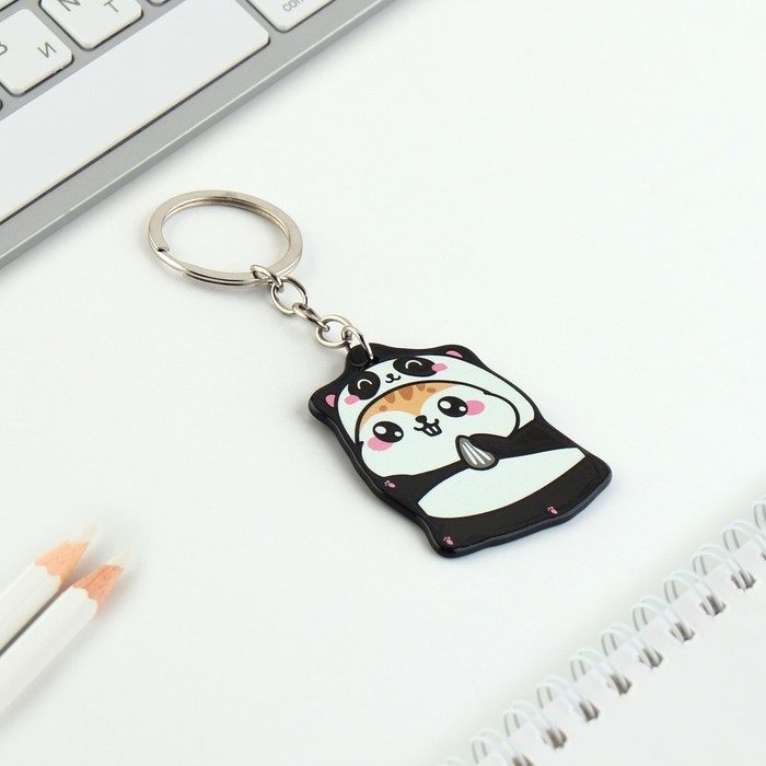 Брелок для ключей акриловый &laquo;Хомячок&raquo;, 7 х 12,5 см