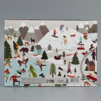 Коробка подарочная новогодняя складная &laquo;Новогодние истории&raquo;, 21 х 15 х 5 см, Новый год