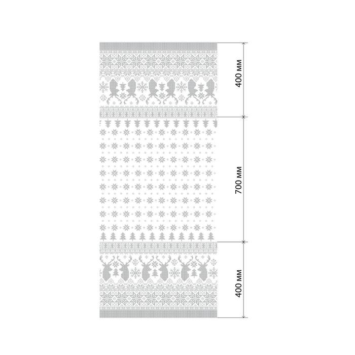 Скатерть "Сканди стиль" 145х146 см, 100% хлопок, 164 г/м2