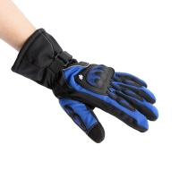 Перчатки мотоциклетные, зимние, размер L, синий Перчатки мотоциклетные, зимние, размер L, синий