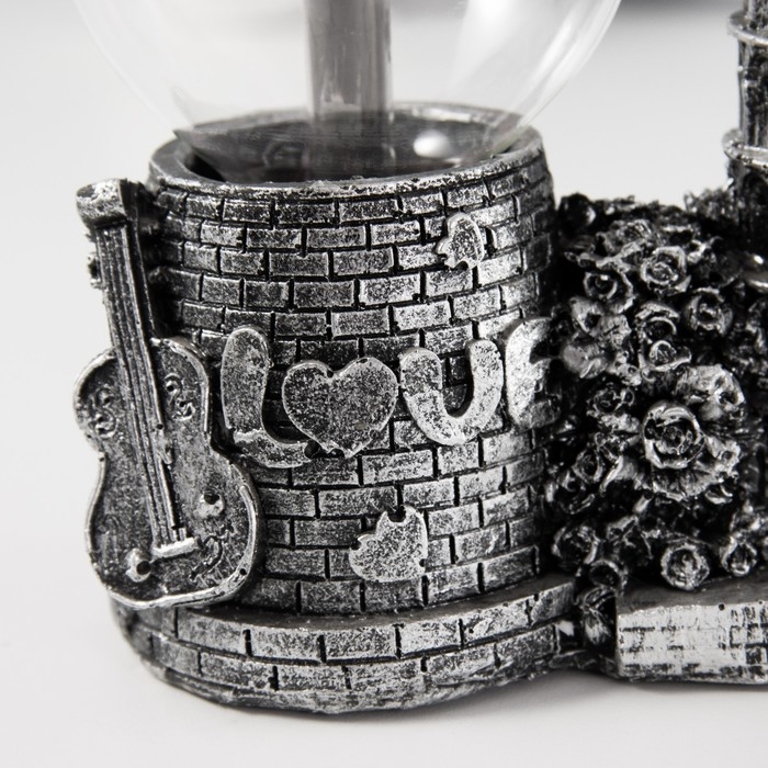 Плазменный шар Плазменный шар "Пизанская башня" серый 14х10х16 см RISALUX