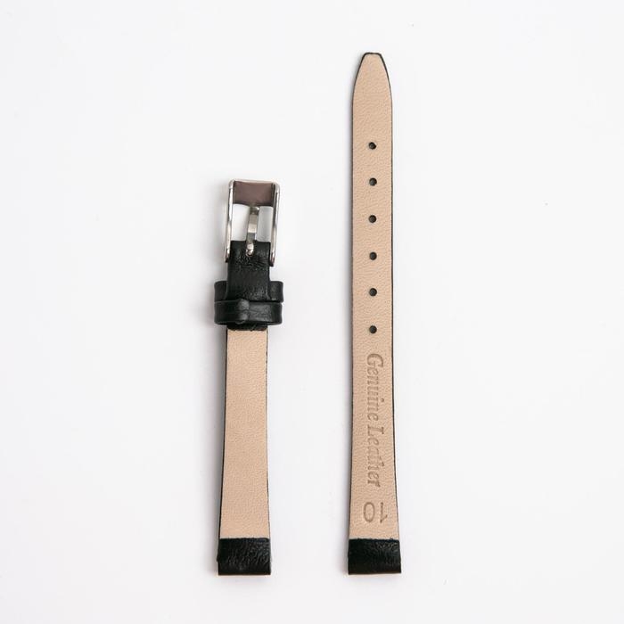 Ремешок для часов, женский, 10 мм, запряжник 65 мм, горт 105 мм, натуральная кожа