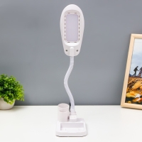 Настольная лампа "Мудрец" LED 15Вт 4000К белый 18х10х43см RISALUX