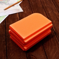 Коврик туристический складной &laquo;У костра&raquo;, 38 х 27 см, цвет оранжевый