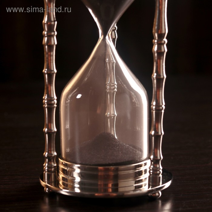 Песочные часы Песочные часы "Маеджа" латунь, алюминий (4 мин 30 сек) 7,5х7,5х17 см