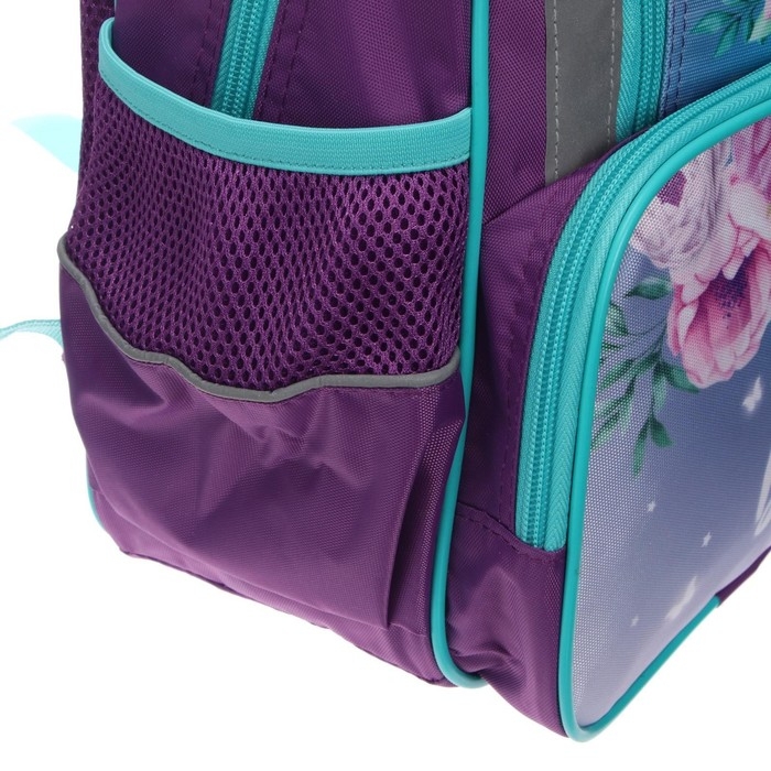 Рюкзак школьный, 37 х 26 х 13 см, эргономичная спинка, Calligrata ОРТ Рюкзак школьный, 37 х 26 х 13 см, эргономичная спинка, Calligrata ОРТ "Единорожка"