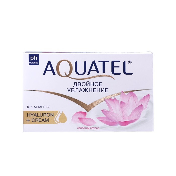 Крем-мыло твердое Aquatel Крем-мыло твердое Aquatel "Лепестки лотоса", 90 г