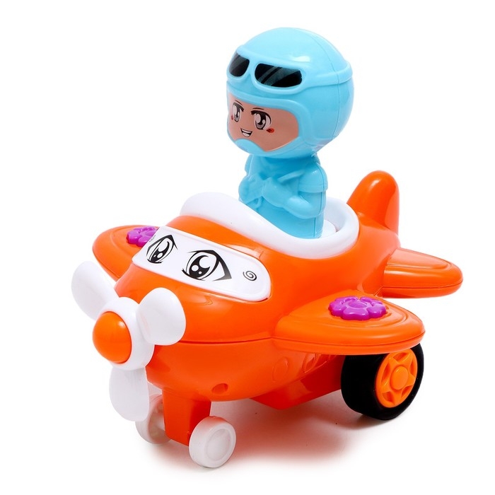 Самолет инерционный &laquo;Лайнер&raquo;, работает от нажатия, МИКС