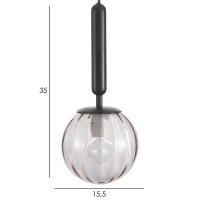 Светильник BayerLux "Джавиер" Е14 40Вт черно-дымчатый 15х15х35-185 см Светильник BayerLux "Джавиер" Е14 40Вт черно-дымчатый 15х15х35-185 см