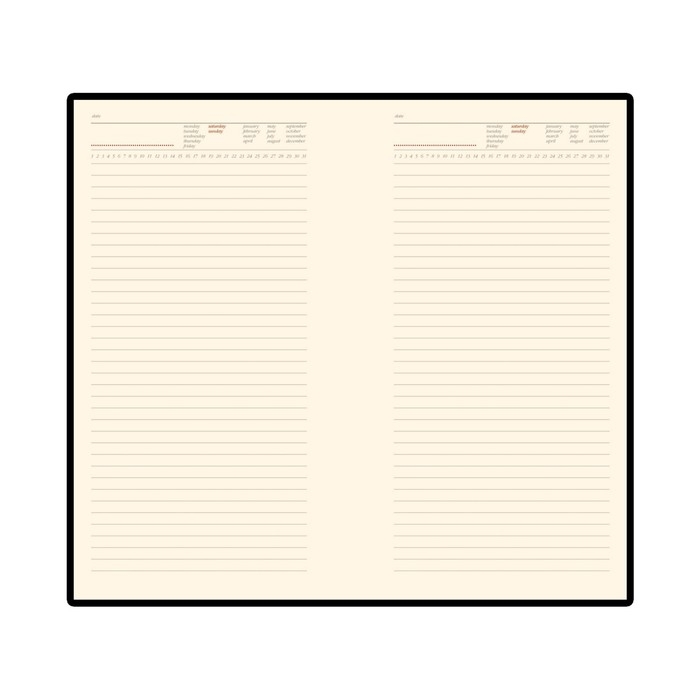 Ежедневник недатированный А5, 120 листов на кольцах FIRENZE, обложка искусственная кожа, блок 70г/м2, серый