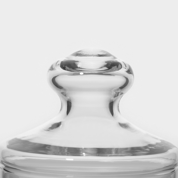 Банка для сыпучих продуктов стеклянная Cesni, 420 мл, цвет прозрачный Банка для сыпучих продуктов стеклянная Cesni, 420 мл, цвет прозрачный