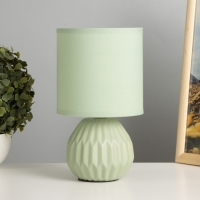 Настольная лампа Глори E14 40Вт Зеленый 23.5х13х13 см Настольная лампа Глори E14 40Вт Зеленый 23.5х13х13 см