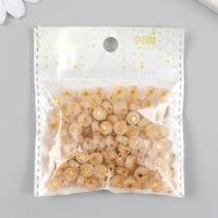 Бусины для творчества пластик фосфорные "Золотая звёздочка" набор 20 гр 0,3х0,7х0,7 см Бусины для творчества пластик фосфорные "Золотая звёздочка" набор 20 гр 0,3х0,7х0,7 см