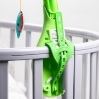 Мобиль музыкальный на кроватку &laquo;Тропический лес. Попугайчик&raquo;, 3 игр., на батарейках, съемный муз.блок