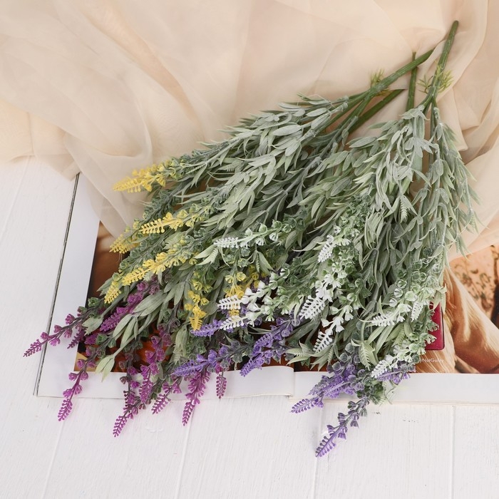 Букет "Лаванда горная" 38 см, микс
