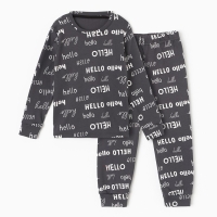 Пижама детская KAFTAN "Hello", р.30 (98-104)
