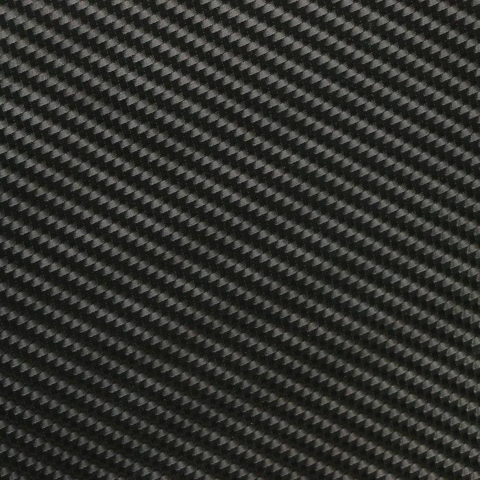 Пленка карбон 3D, самоклеящаяся, 30x127 см, черный