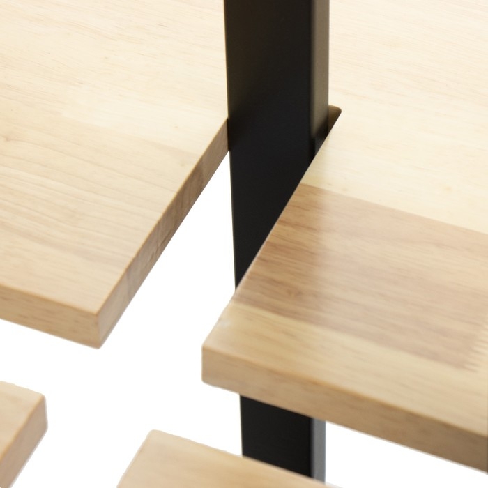 Торшер "Лоути" LED 44Вт 4000К черный 60х60х160см