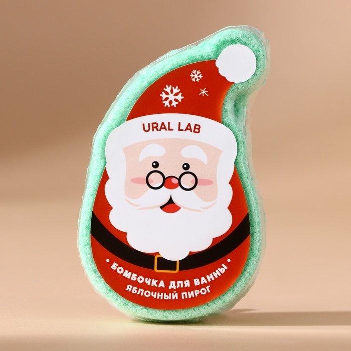 Бомбочка для ванны, 100 г, аромат яблочного пирога, Новый Год Бомбочка для ванны, 100 г, аромат яблочного пирога, Новый Год