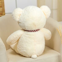 Мягкая игрушка «Мишка», с бантом в горошек, 80 см, цвет белый Мягкая игрушка «Мишка», с бантом в горошек, 80 см, цвет белый