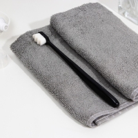 Сверхмягкая зубная щётка, 10000 щетинок, ребристая, чёрная Сверхмягкая зубная щётка, 10000 щетинок, ребристая, чёрная